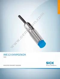 IME12-04NPOZW2K Datasheet Cover