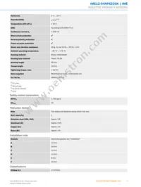 IME12-04NPSZC0K Datasheet Page 3