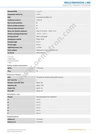 IME12-08NPSZC0K Datasheet Page 3