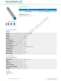 IME12-08NPSZC0S Datasheet Page 2