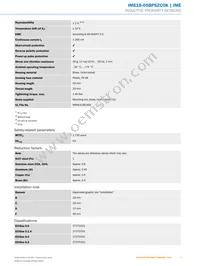 IME18-05BPSZC0K Datasheet Page 3