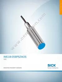 IME18-05BPSZW2S Cover