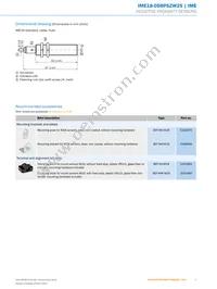 IME18-05BPSZW2S Datasheet Page 5