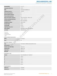 IME18-08NPSZC0S Datasheet Page 3