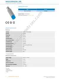 IME18-12NPOZC0S Datasheet Page 2