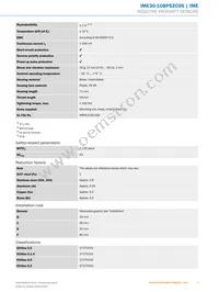 IME30-10BPSZC0S Datasheet Page 3