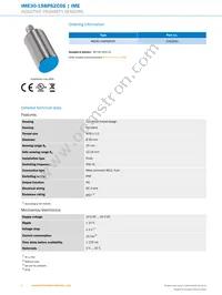 IME30-15BPSZC0S Datasheet Page 2