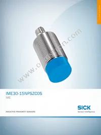 IME30-15NPSZC0S Datasheet Cover