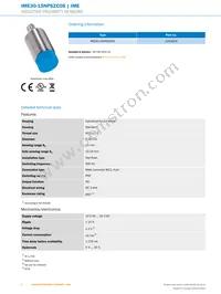 IME30-15NPSZC0S Datasheet Page 2