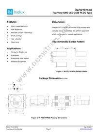 IN-P32TATRGB Datasheet Cover