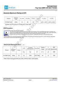 IN-P36BTEUW.27 Datasheet Page 2