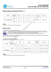 IN-S121DAS5R5B Datasheet Page 2