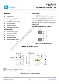 IN-S126BTNPD Datasheet Cover