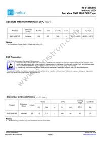 IN-S126ETIR Datasheet Page 2