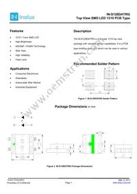 IN-S128DATRG Datasheet Cover