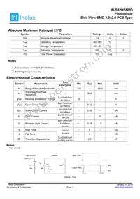 IN-S32HSNPD Datasheet Page 2