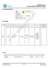 IN-S42BT5UW Datasheet Page 9