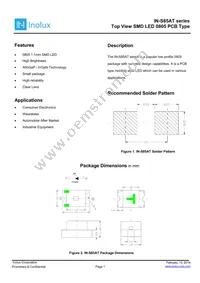 IN-S85ATY Datasheet Cover