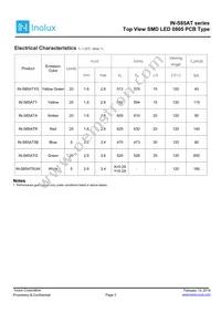 IN-S85ATY Datasheet Page 3