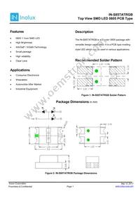 IN-S85TATRGB Datasheet Cover