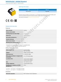 IN40-D0101K Datasheet Page 2