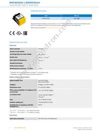 IN40-E0101K Datasheet Page 2