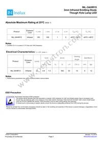 INL-3AHIR15 Datasheet Page 2