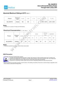 INL-5AHIR15 Datasheet Page 2