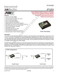 IP1201TR Datasheet Cover