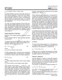 IP1201TR Datasheet Page 18