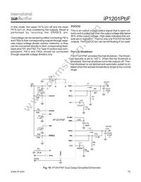 IP1201TRPBF Datasheet Page 15