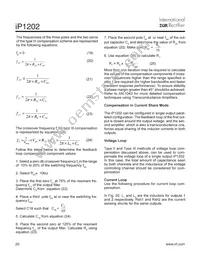 IP1202TR Datasheet Page 20