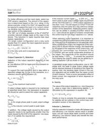 IP1202TRPBF Datasheet Page 17