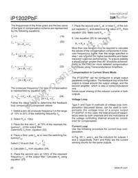 IP1202TRPBF Datasheet Page 20