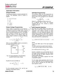 IP1206TRPBF Datasheet Page 18