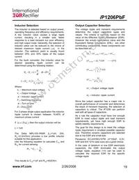 IP1206TRPBF Datasheet Page 19