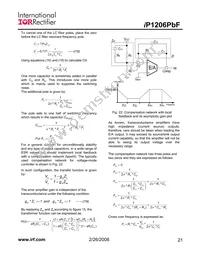 IP1206TRPBF Datasheet Page 21