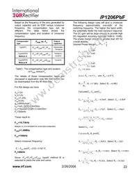 IP1206TRPBF Datasheet Page 22