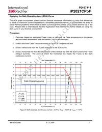 IP2021CTRPBF Datasheet Page 7