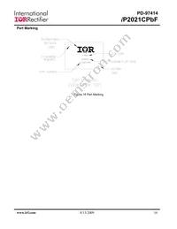 IP2021CTRPBF Datasheet Page 16