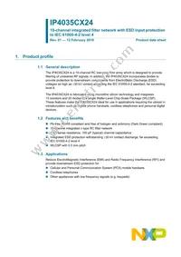 IP4035CX24/LF Datasheet Page 2