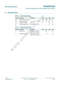 IP4035CX24/LF Datasheet Page 5