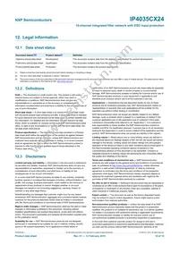 IP4035CX24/LF Datasheet Page 11