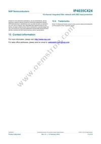 IP4035CX24/LF Datasheet Page 12