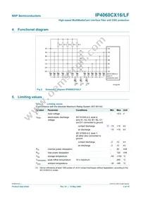 IP4060CX16/LF Datasheet Page 4