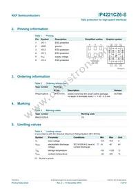 IP4221CZ6-S Datasheet Page 3