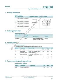 IP4234CZ6 Datasheet Page 2