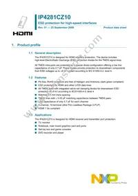 IP4281CZ10 Datasheet Cover