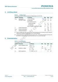 IP4302CX2/LF Datasheet Page 4