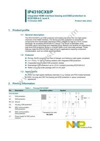 IP4310CX8/P Datasheet Cover